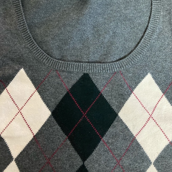 Michael by Michael Kors Preppy Argyle Sweater Vest - Picture 3 of 10